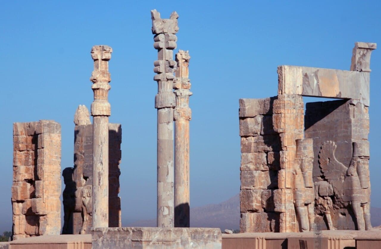 Ruins of Persepolis in Iran